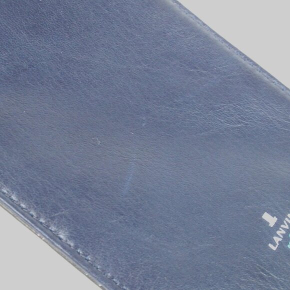 Authentic LANVIN en Bleu Shoulder Mini Pouch leather [Used] - Picture 6 of 12